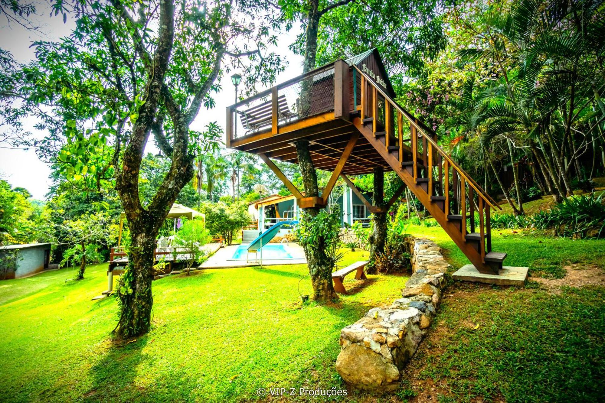 Chacara Atibaia Com Casa Na Arvore Bagian luar foto