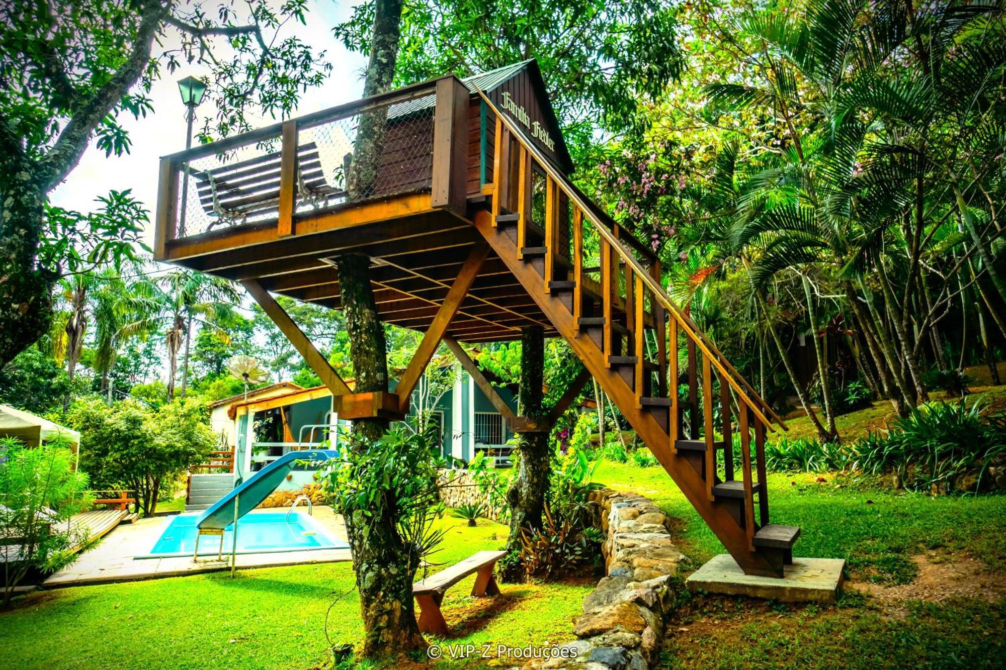 Chacara Atibaia Com Casa Na Arvore Bagian luar foto